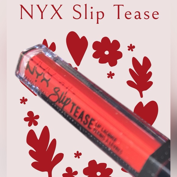 NYX Other - NYX Slip Tease Lip Lacquer in Bold Red